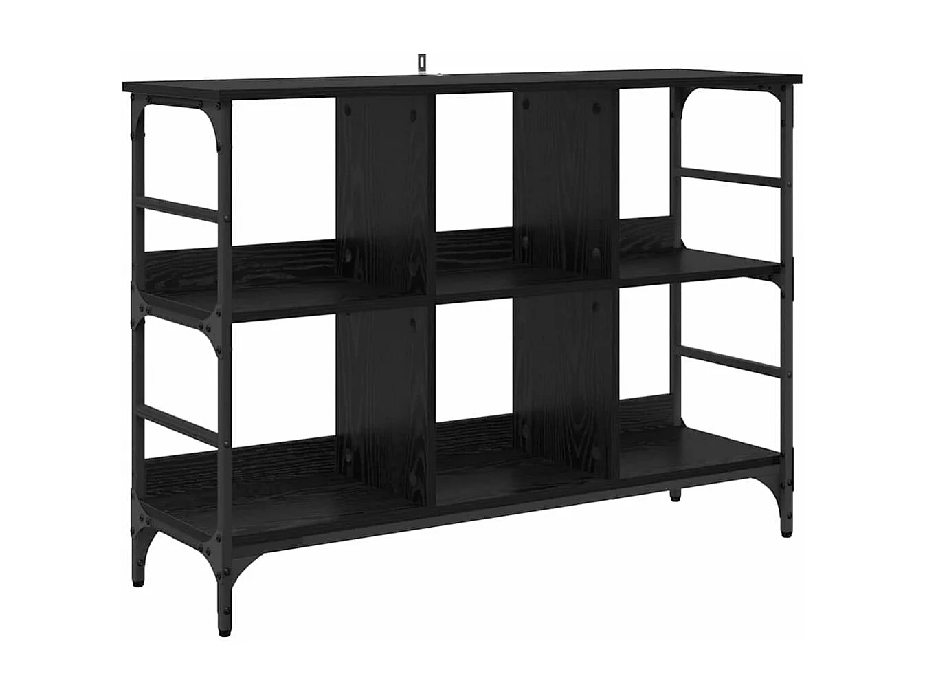 Buffet Noir 102 x 32 x 73.5 cm Bois d'ingénierie