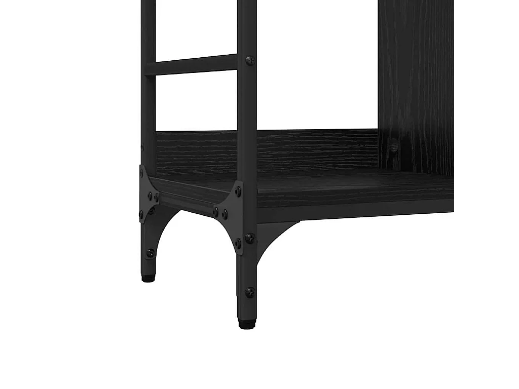 Buffet Noir 102 x 32 x 73.5 cm Bois d'ingénierie