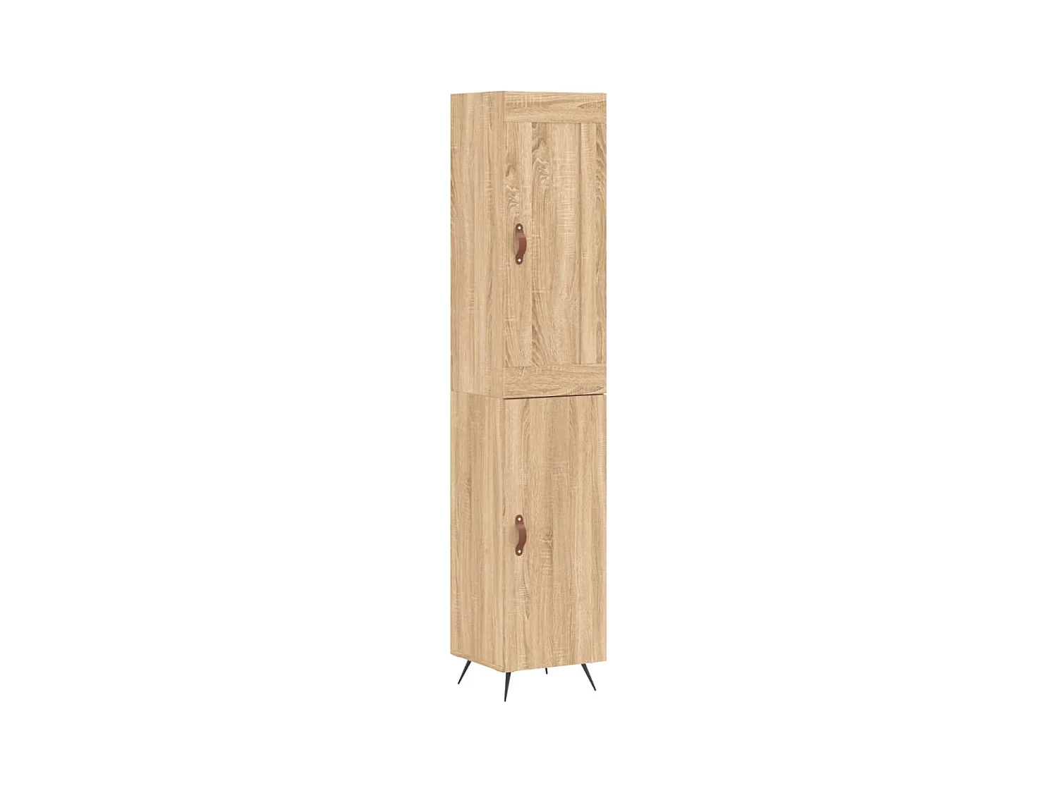 Buffet haut Chêne sonoma 34,5x34x180 cm Bois d'ingénierie