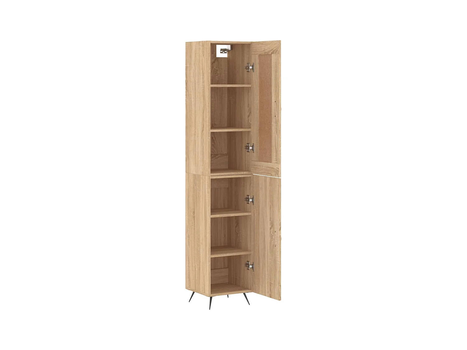 Buffet haut Chêne sonoma 34,5x34x180 cm Bois d'ingénierie