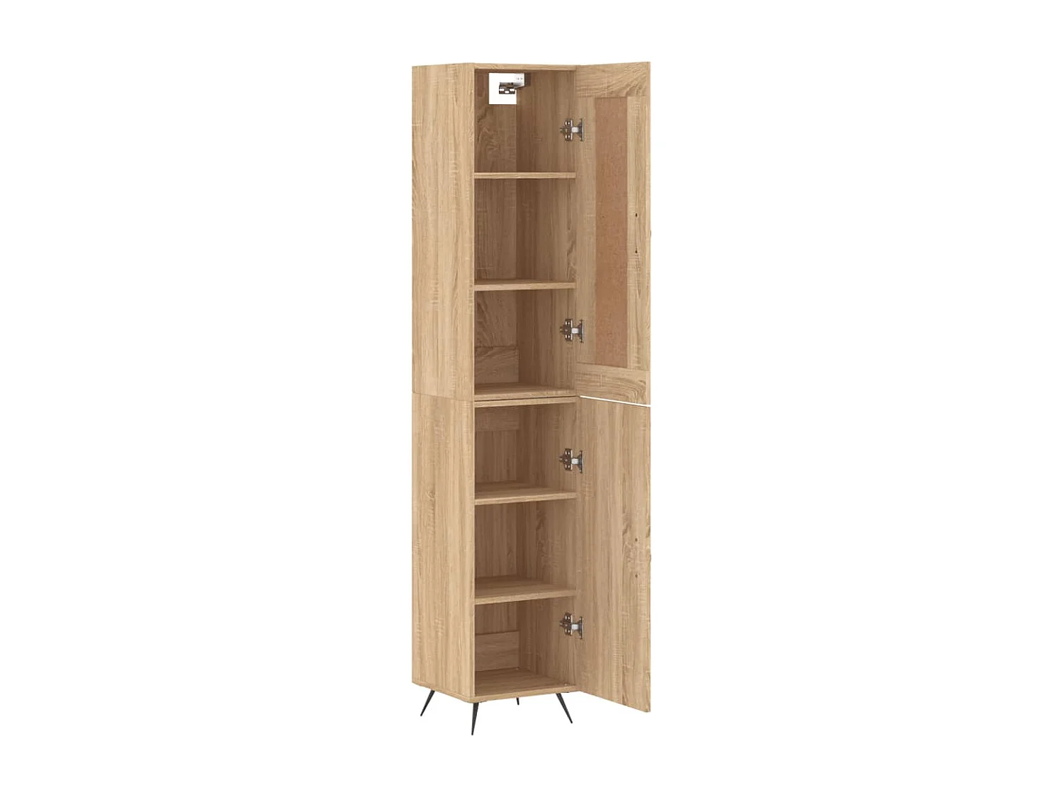 Buffet haut Chêne sonoma 34,5x34x180 cm Bois d'ingénierie