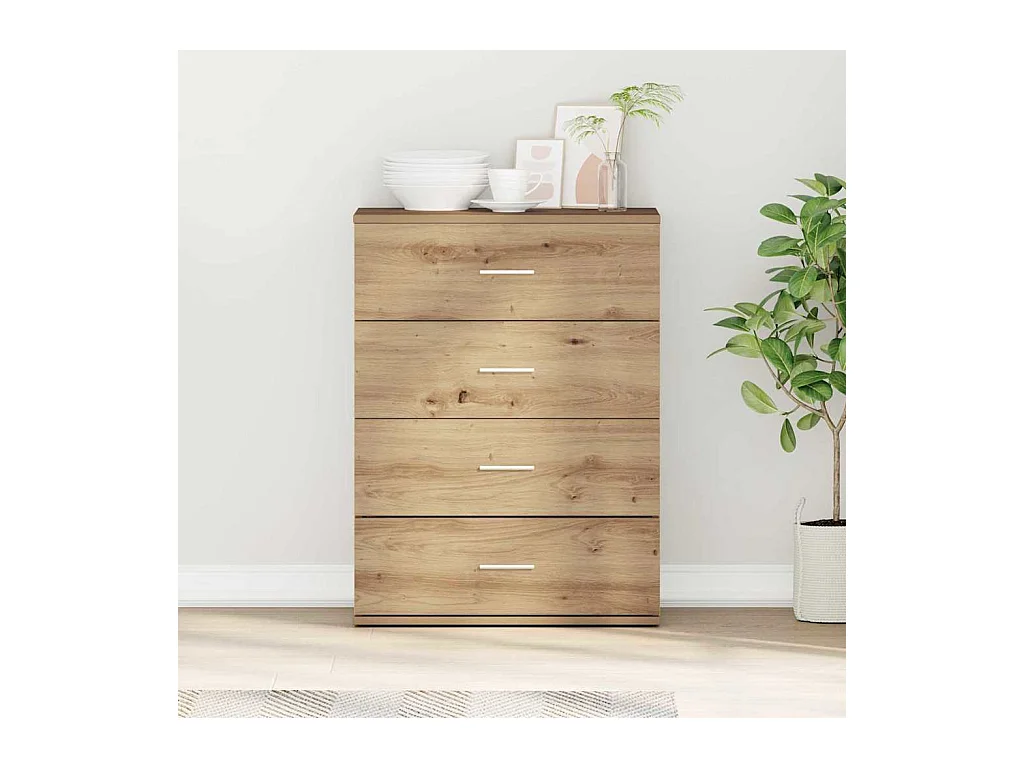 Buffet chêne artisanal 60 x 39 x 80 cm Bois d'ingénierie