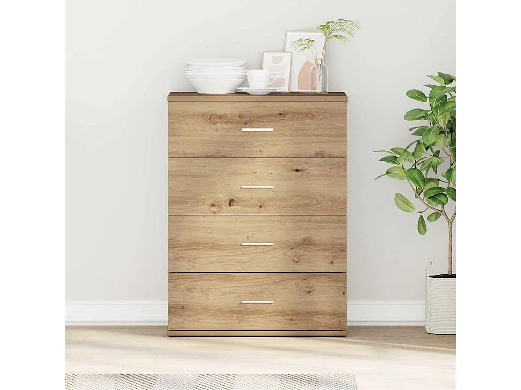 Buffet chêne artisanal 60 x 39 x 80 cm Bois d'ingénierie