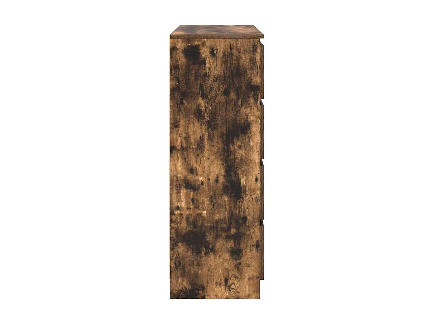 Buffet chêne fumé 100x35x99 cm bois d'ingénierie