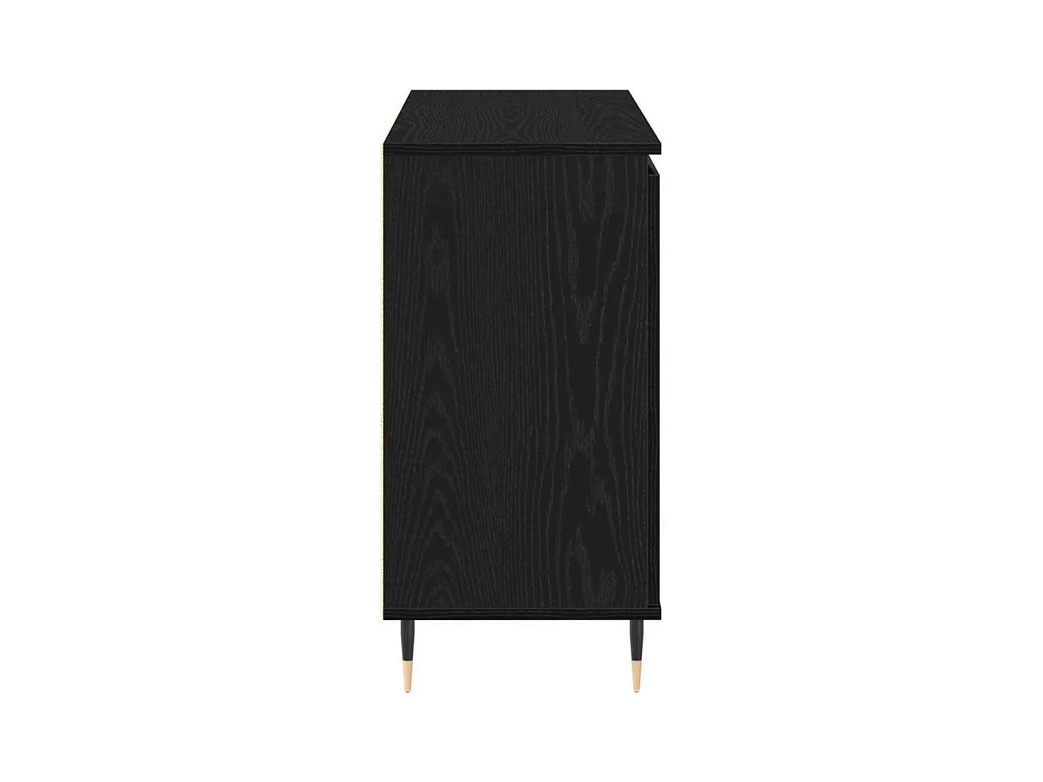 Buffet Chêne noir 101.5 x 35 x 70 cm Bois d'ingénierie