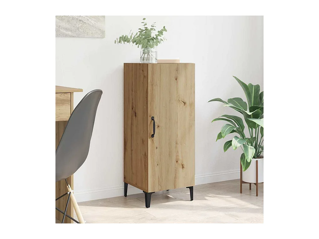 Buffet chêne artisanal 34,5 x 34 x 90 cm Bois d'ingénierie