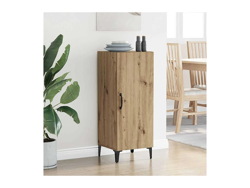Buffet chêne artisanal 34,5 x 34 x 90 cm Bois d'ingénierie