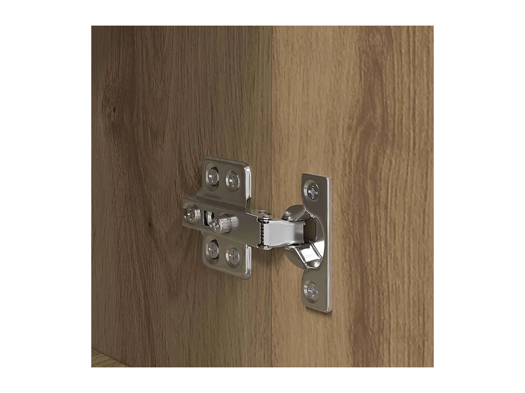 Buffet chêne artisanal 34,5 x 34 x 90 cm Bois d'ingénierie