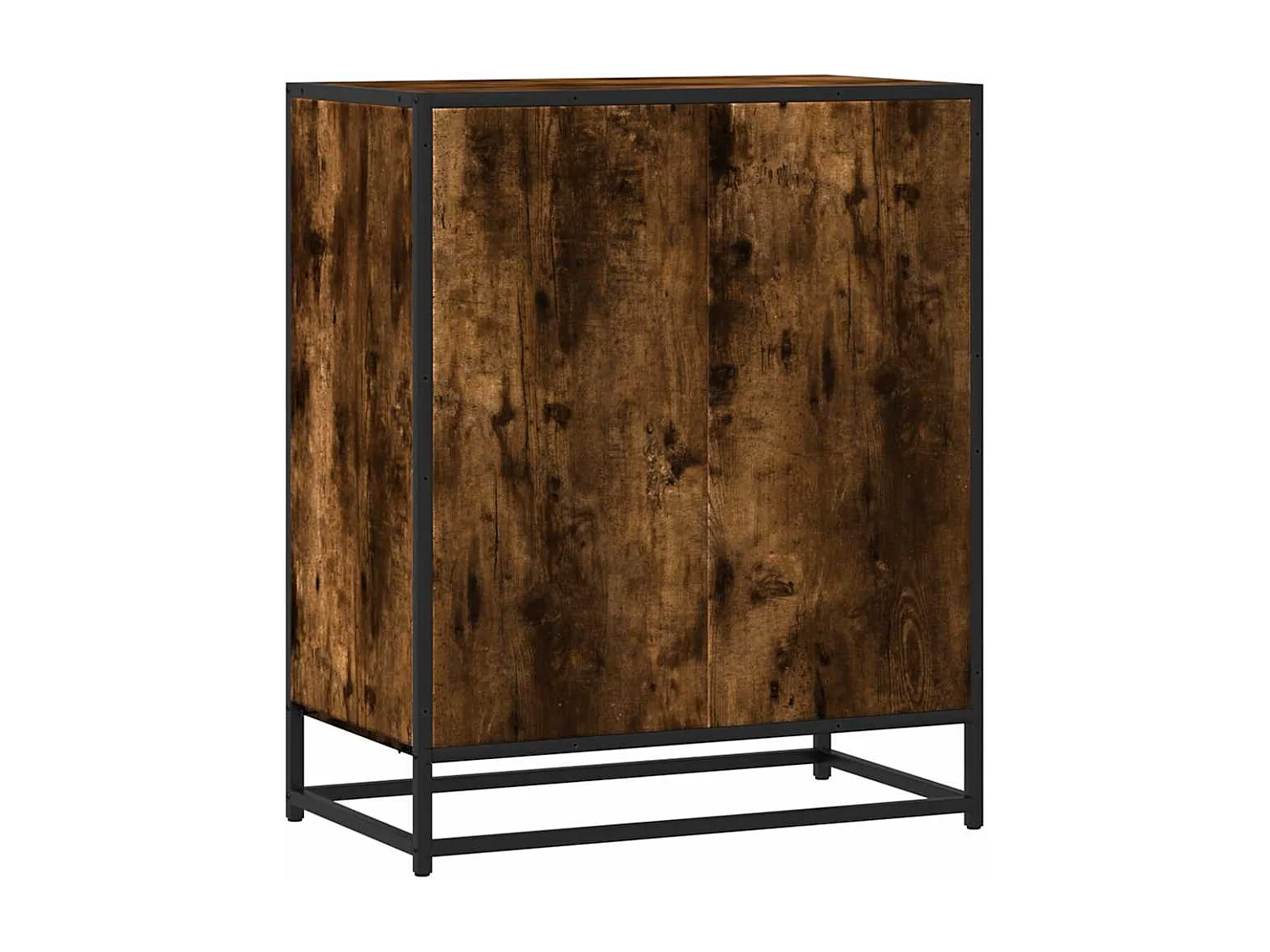Buffet chêne fumé 62x35x76 cm bois d'ingénierie
