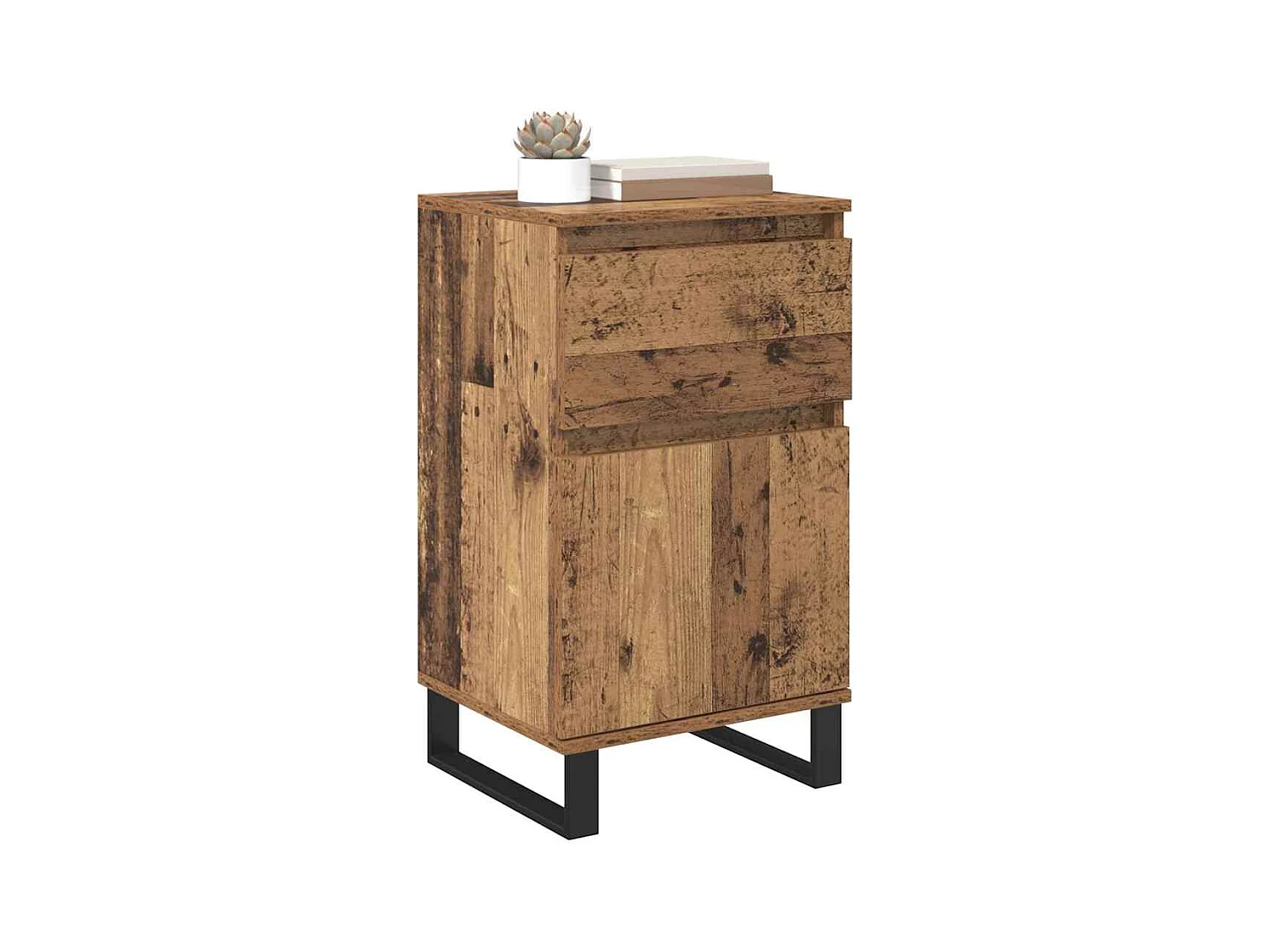 Buffet Bois ancien 35 x 40 x 70 cm Bois d'ingénierie