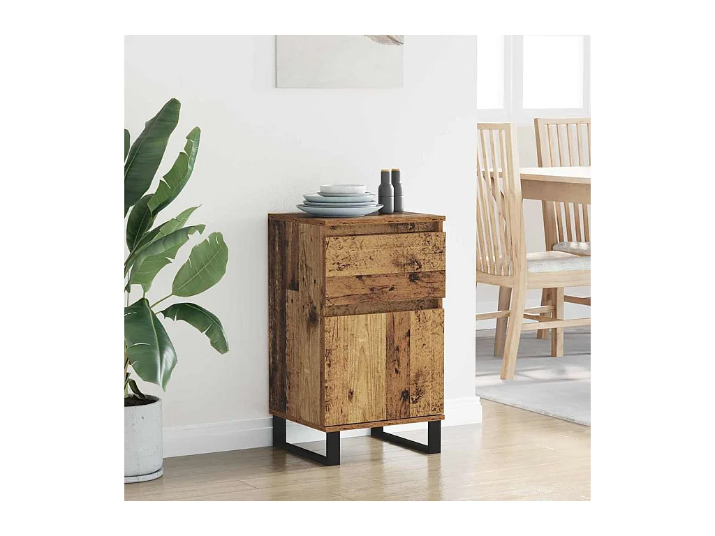 Buffet Bois ancien 35 x 40 x 70 cm Bois d'ingénierie