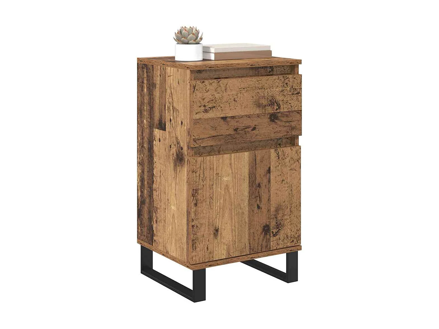 Buffet Bois ancien 35 x 40 x 70 cm Bois d'ingénierie