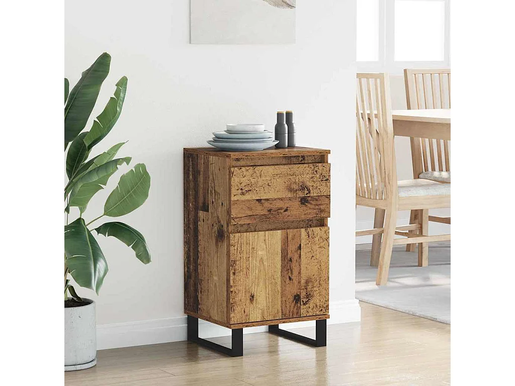 Buffet Bois ancien 35 x 40 x 70 cm Bois d'ingénierie