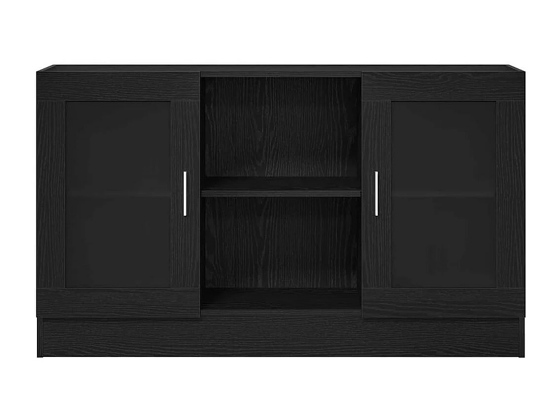 Buffet Noir 120 x 30.5 x 70 cm Bois d'ingénierie