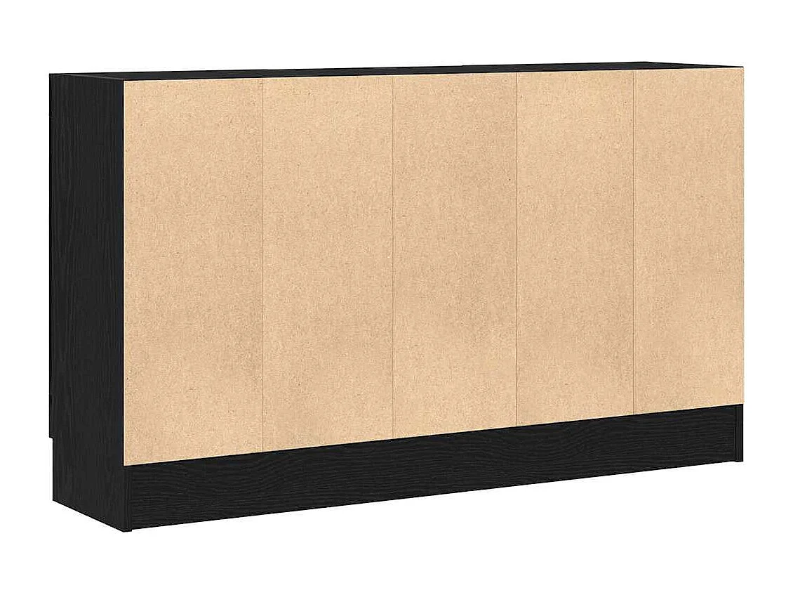 Buffet Noir 120 x 30.5 x 70 cm Bois d'ingénierie