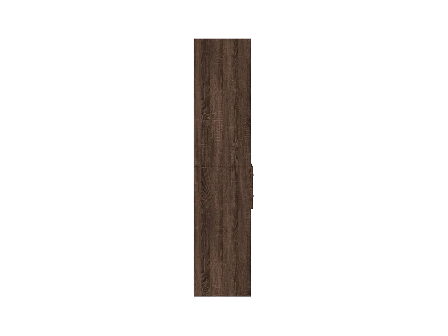 Buffet haut chêne marron 30x42,5x185 cm bois d'ingénierie