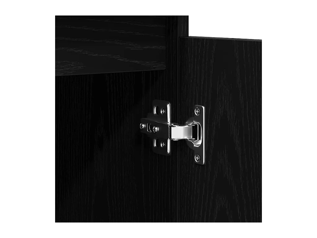 Buffet avec tiroirs chêne noir 100,5x35x98,5 cm bois ingénierie