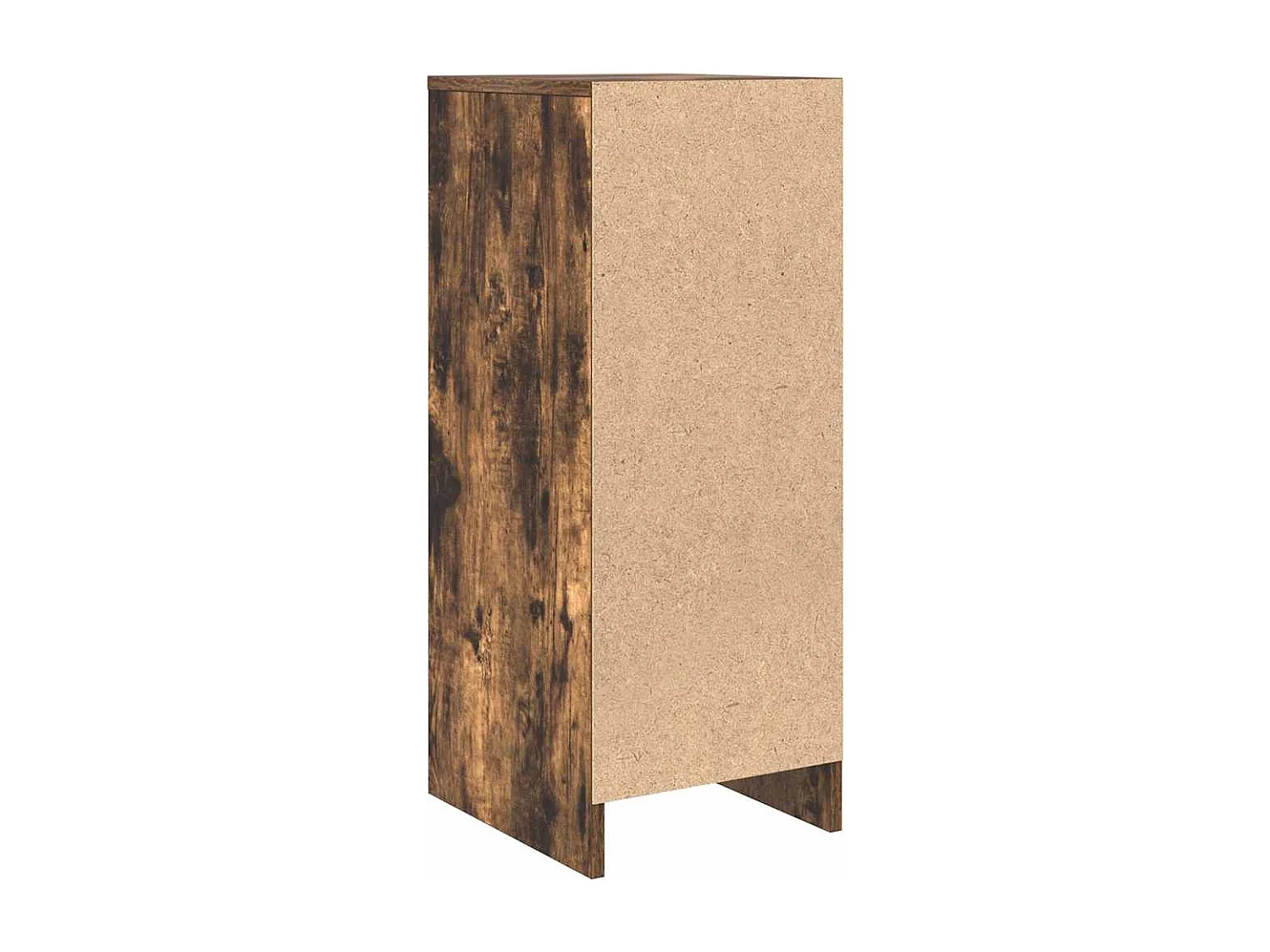 Buffet chêne fumé 29,5x34x76 cm bois d'ingénierie