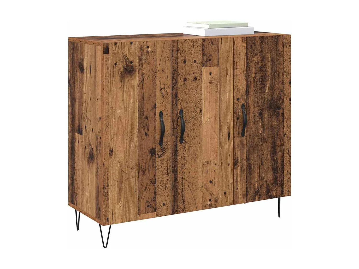 Buffet Bois ancien 90 x 34 x 80 cm Bois d'ingénierie