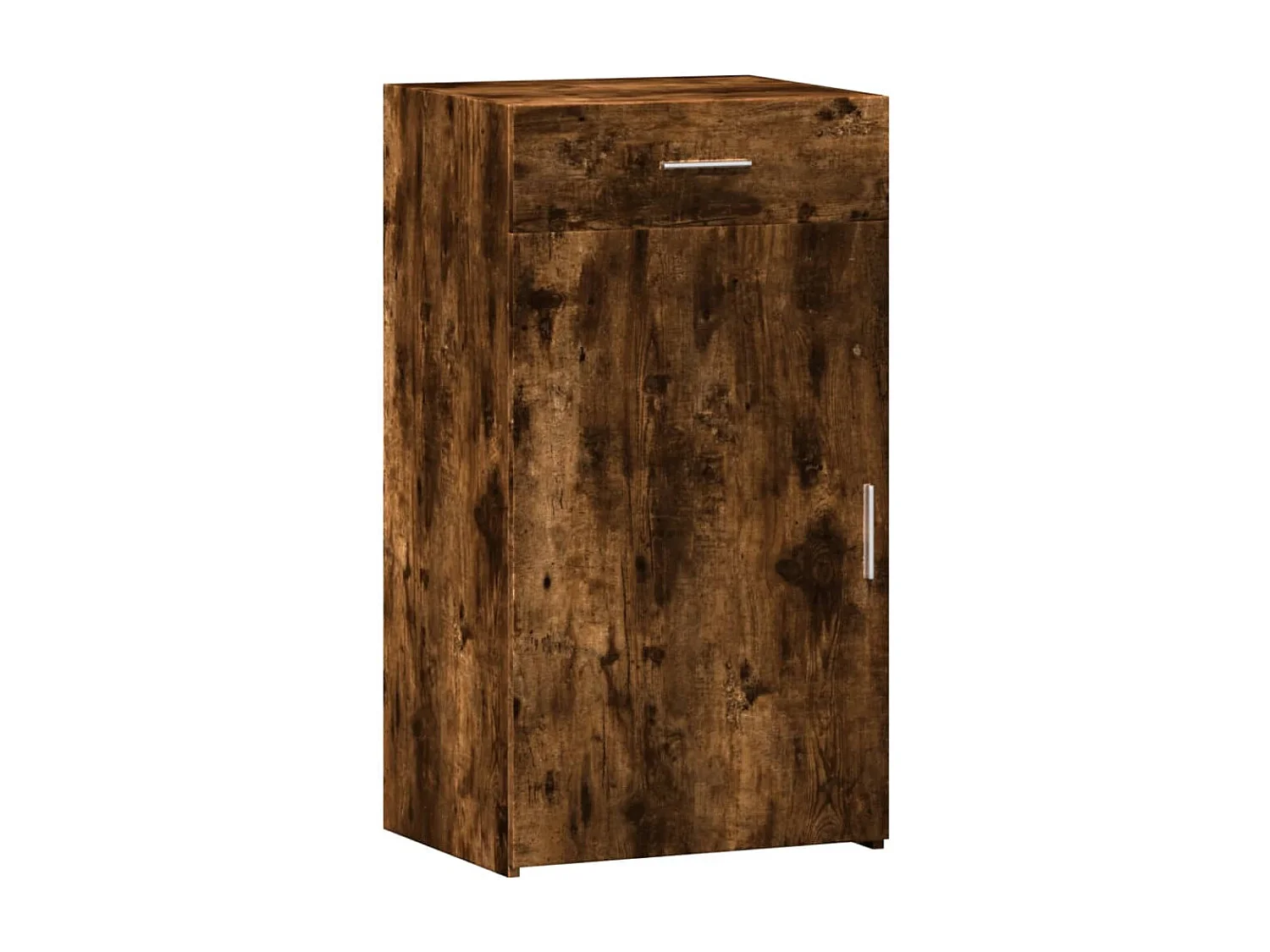 Buffet chêne fumé 50x42,5x93 cm bois d'ingénierie