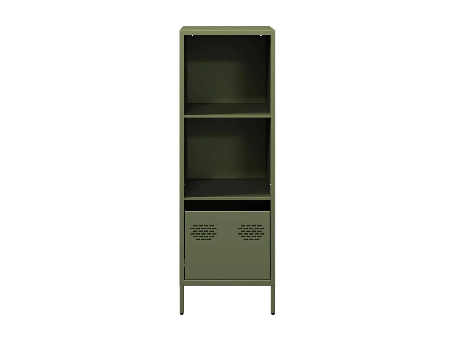 Buffet vert olive 35x39x103,5 cm acier