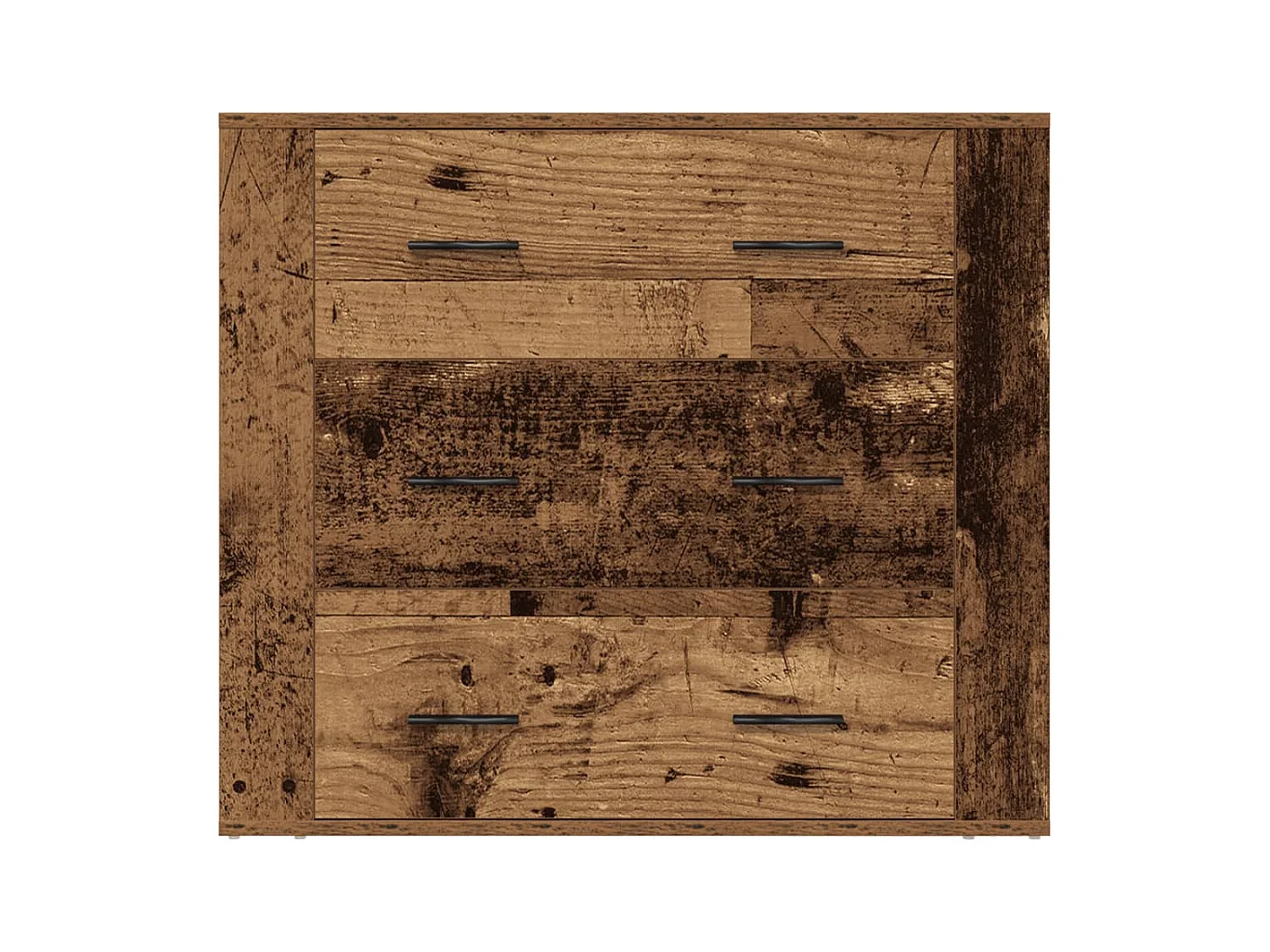 Buffet vieux bois 80x33x70 cm bois d'ingénierie