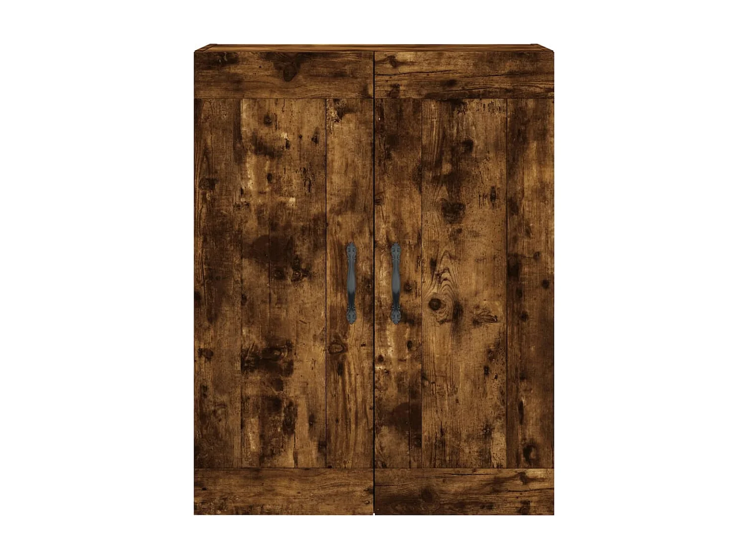 Aparador alto madera contrachapada roble ahumado 69,5x34x180 cm