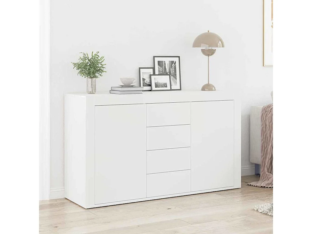 Buffet com gaveta Branco 120 x 36 x 69 cm Madeira processada