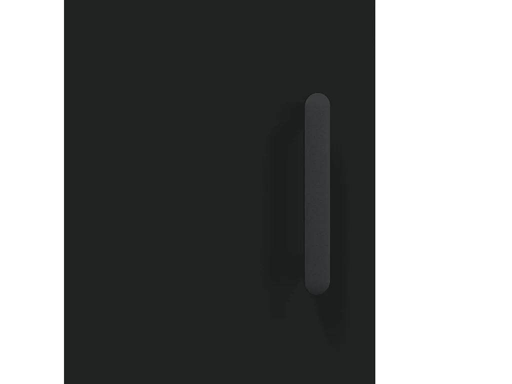 Armário alto 69,5x34x180 cm derivados de madeira preto