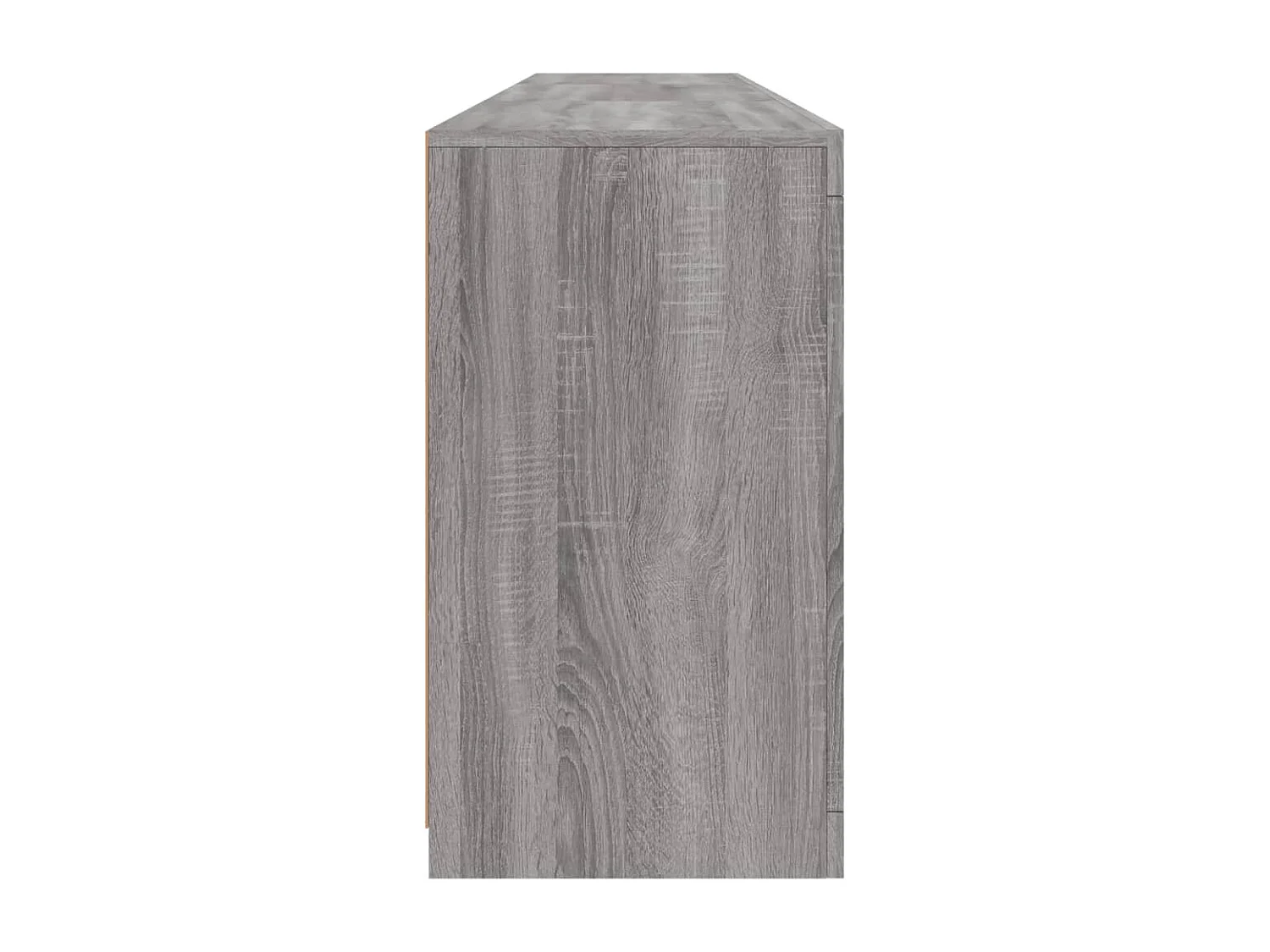 Dressoir met LED-verlichting 181,5x37x678 cm grijs sonoma eiken