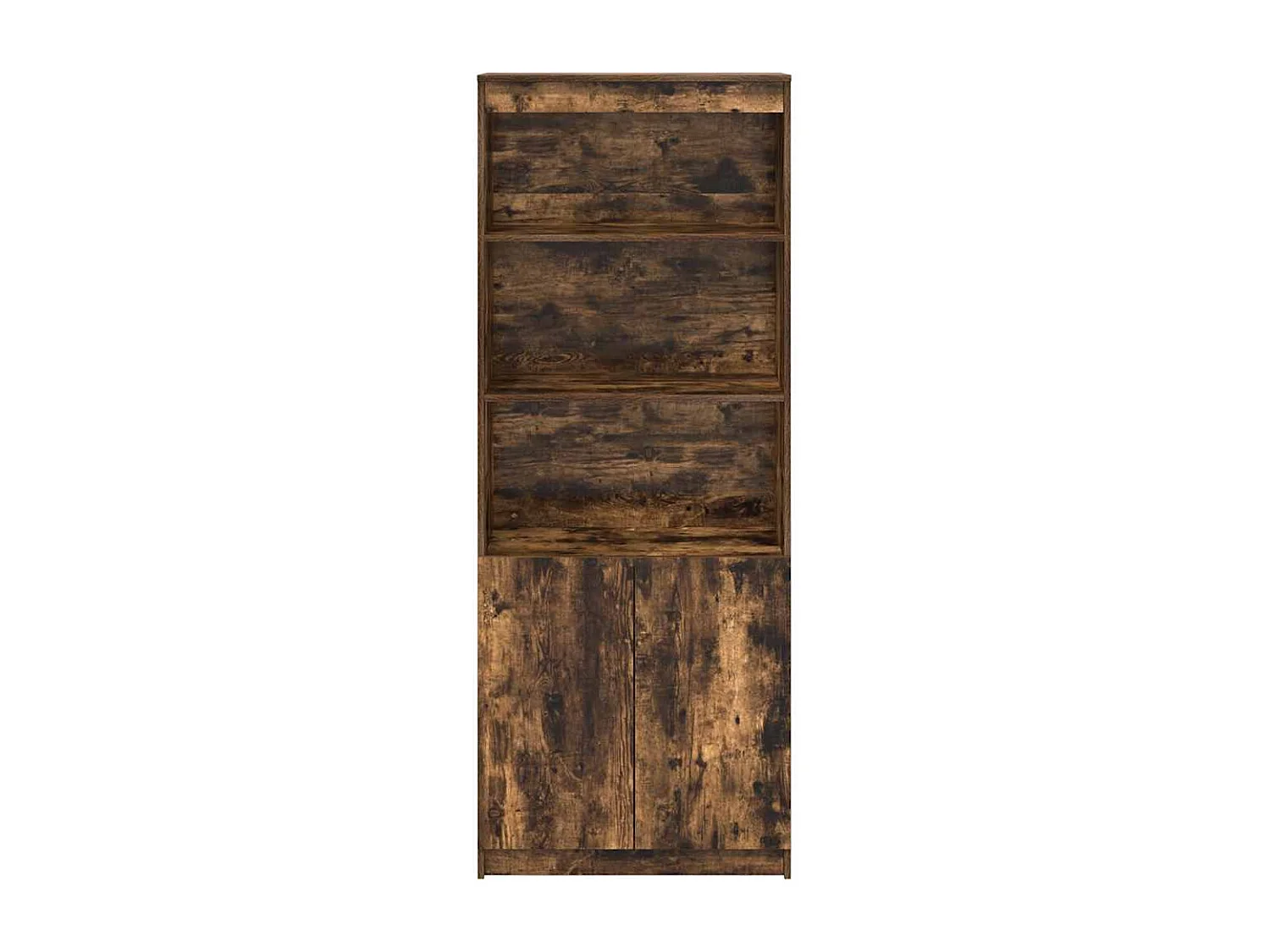 Armário alto 70x35x180 cm derivados de madeira carvalho fumado