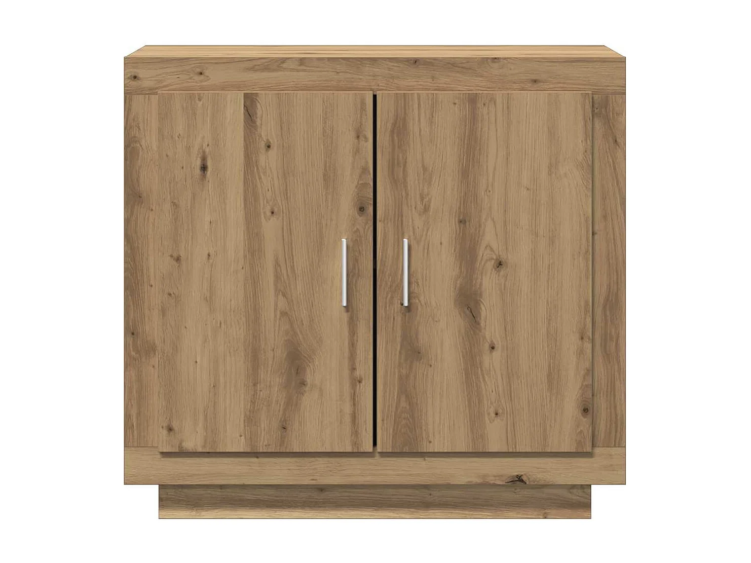 Buffet chêne artisanal 80x40x75 cm bois d'ingénierie