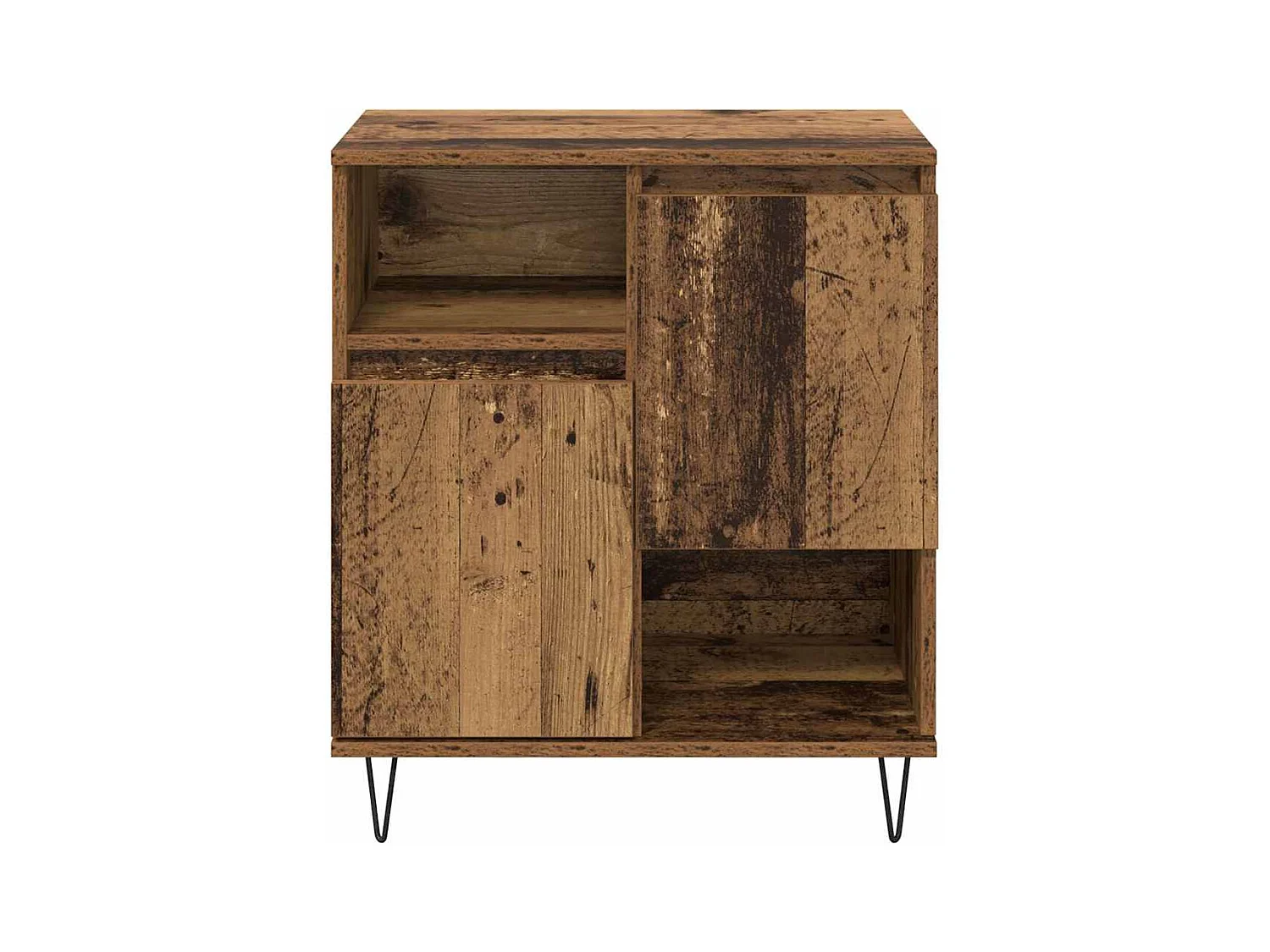 Buffets 2 pièces Bois ancien 120 x 35 x 70 cm Bois d'ingénierie