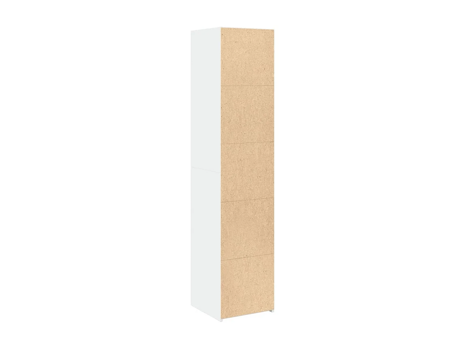 Buffet haut blanc 40x41x185 cm bois d'ingénierie