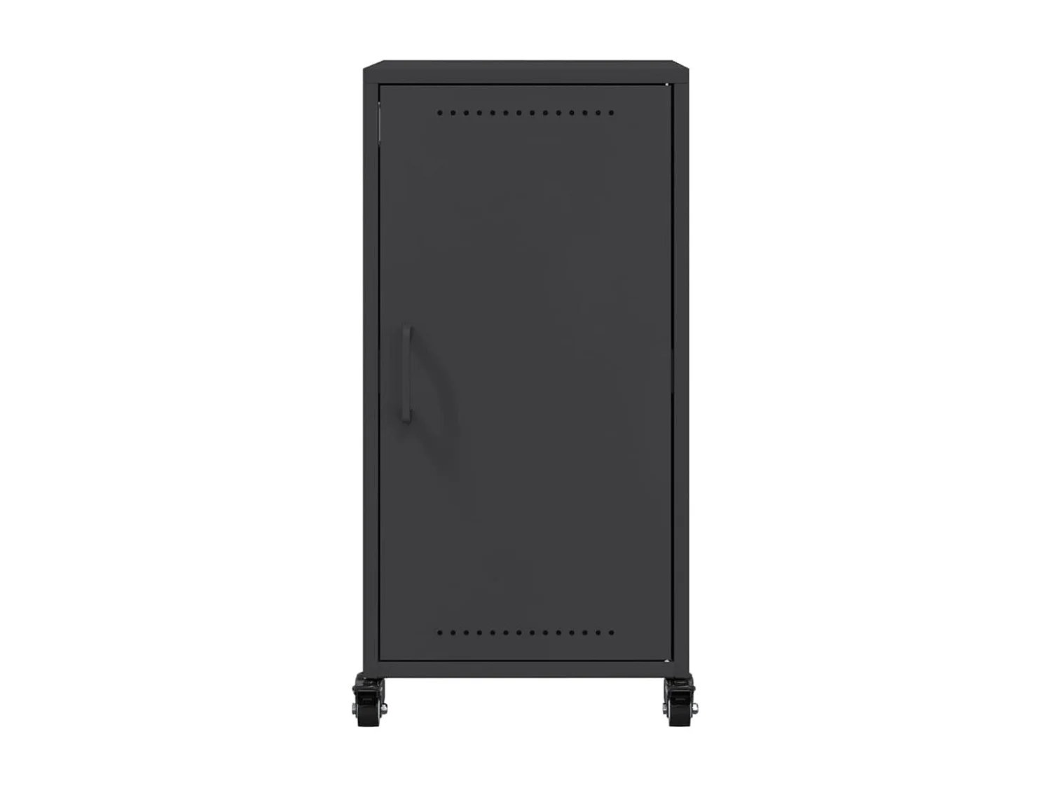 Aparador de acero negro 36x39x72 cm