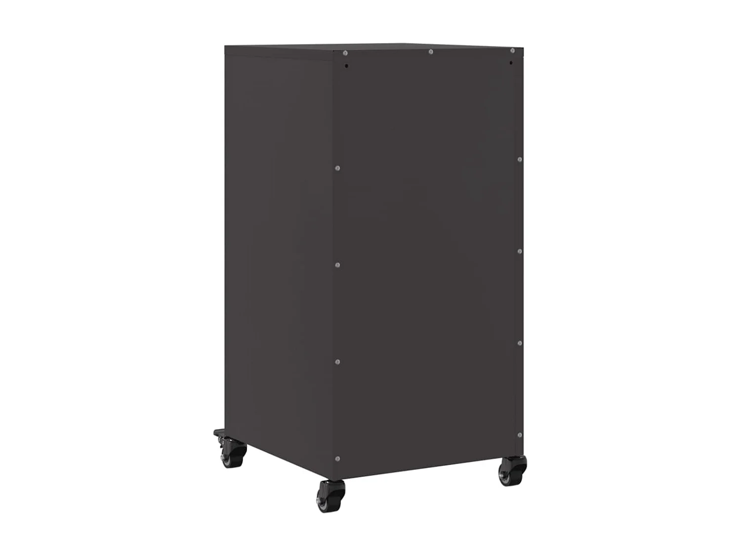 Aparador de acero negro 36x39x72 cm