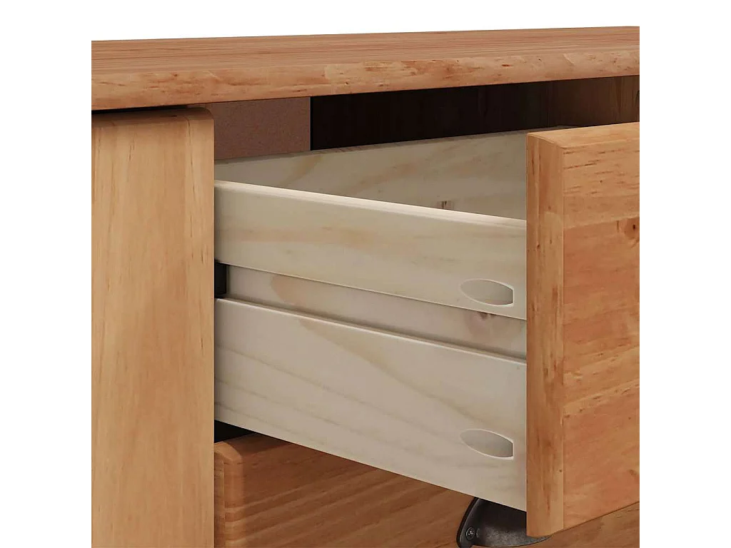 Buffet com gaveta ASKIM Castanho 133,5 x 40 x 79 cm