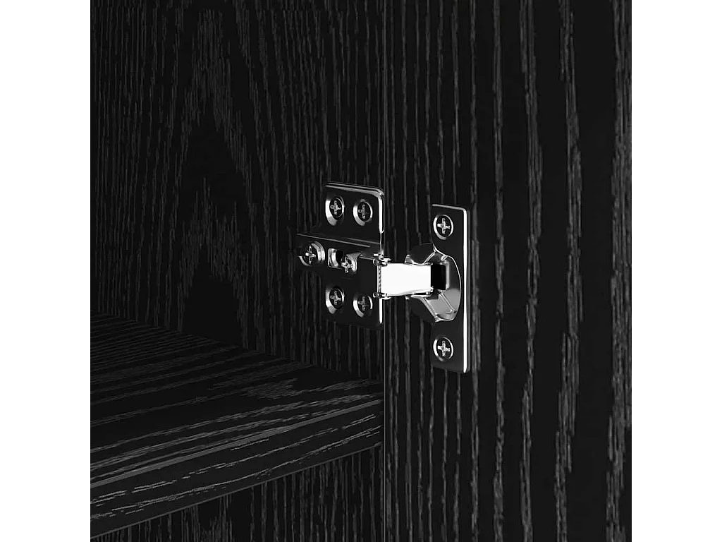 Buffet Chêne noir 42,5 x 40 x 93 cm Bois d'ingénierie