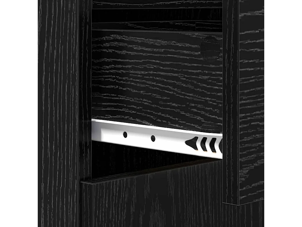 Buffet Chêne noir 42,5 x 40 x 93 cm Bois d'ingénierie