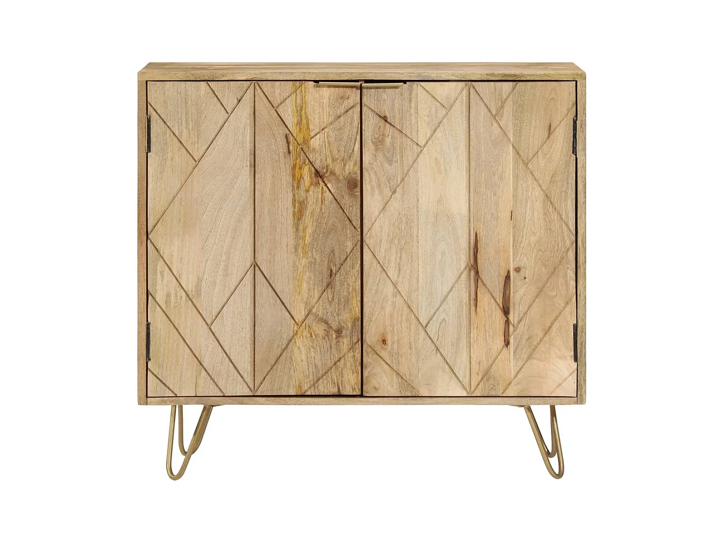 Buffet 80x30x75 cm Bois de manguier solide