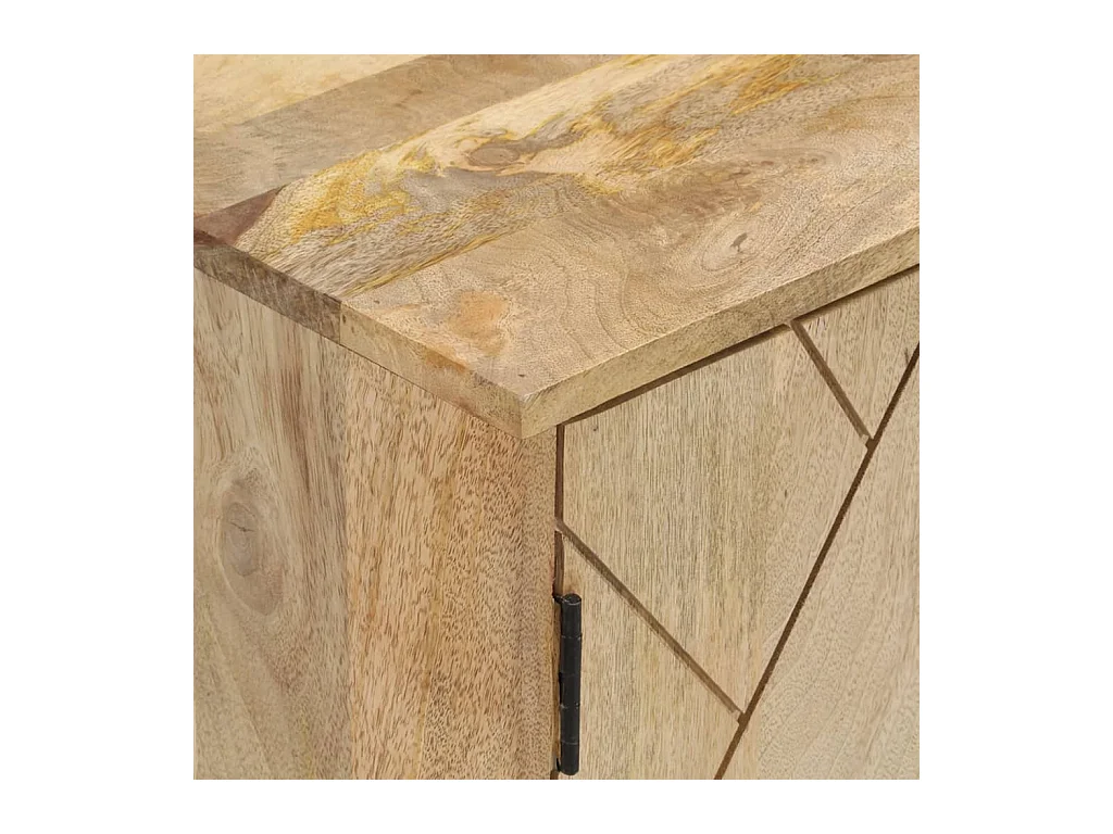 Buffet 80x30x75 cm Bois de manguier solide