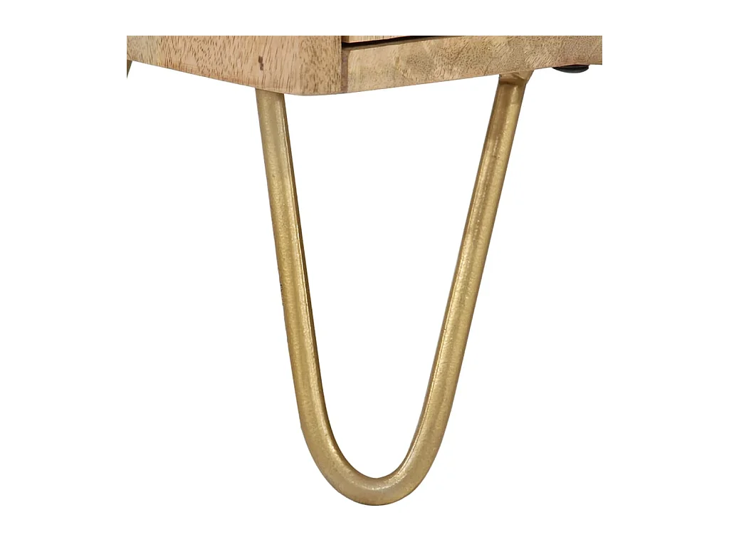 Buffet 80x30x75 cm Bois de manguier solide