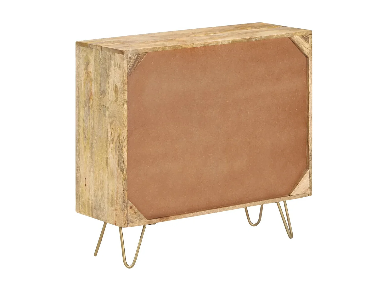 Dressoir 80x30x75 cm massief mangohout