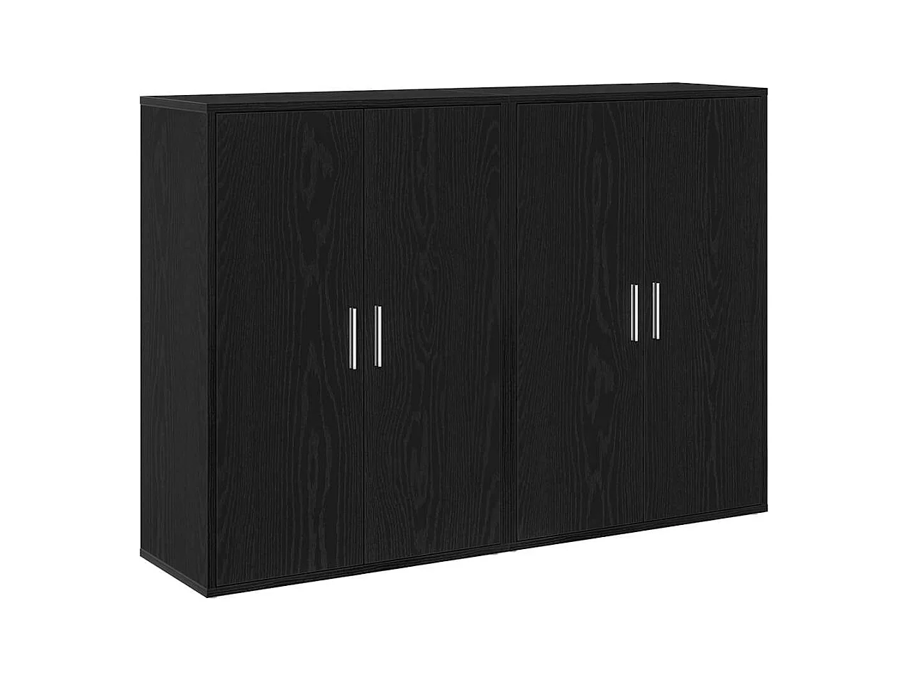 Vitrina Roble negro 60 x 31 x 84 cm Madera contrachapada
