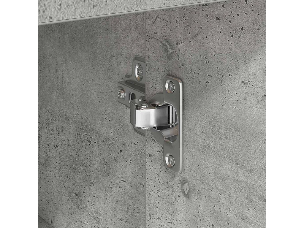 Buffet Gris béton 38 x 34,5 x 75 cm Bois d'ingénierie