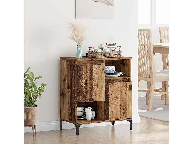 Vitrina Madera vieja 60 x 35 x 70 cm Madera contrachapada