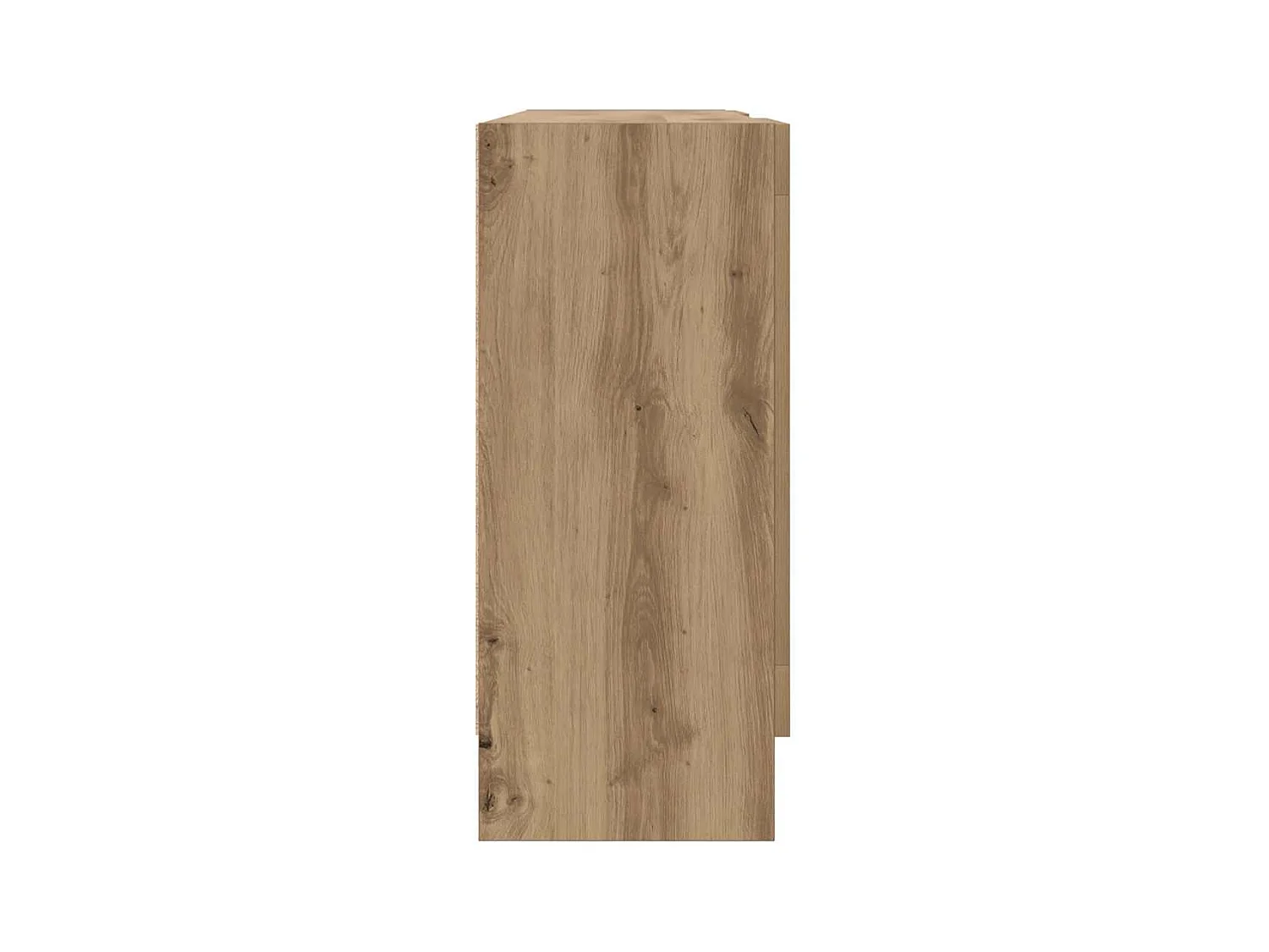 Buffet chêne artisanal 120x30,5x70 cm bois d'ingénierie