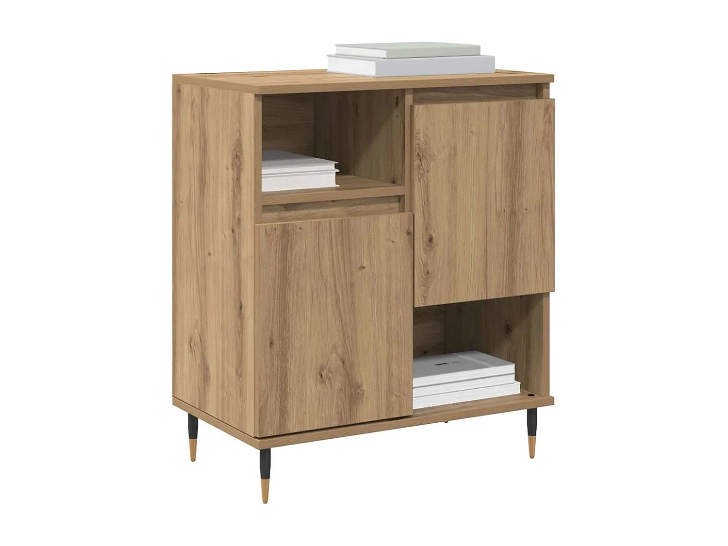 Buffets 2 pièces chêne artisanal 120 x 35 x 70 cm