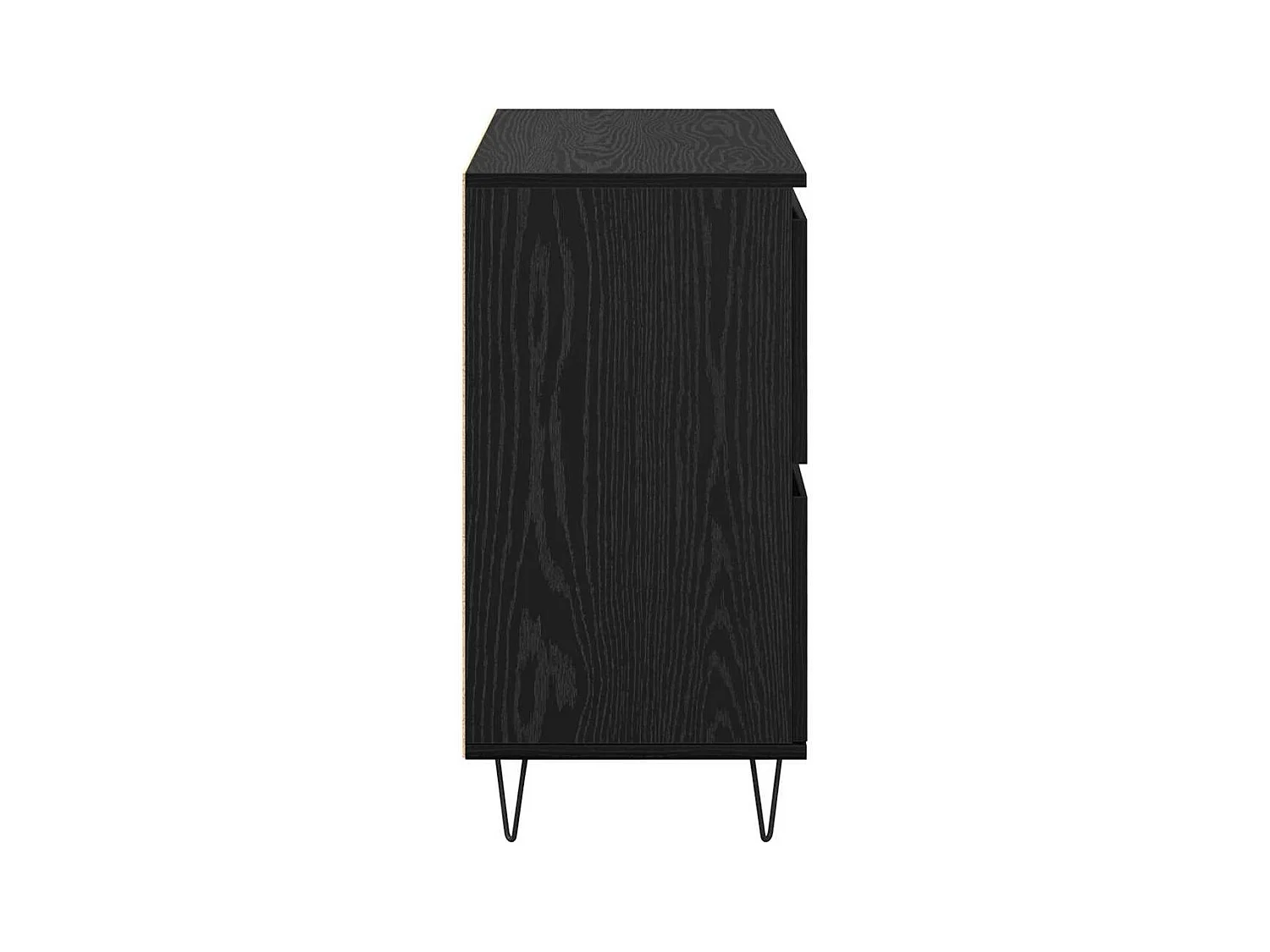 Buffets 2 pièces Chêne noir 120 x 35 x 70 cm Bois d'ingénierie