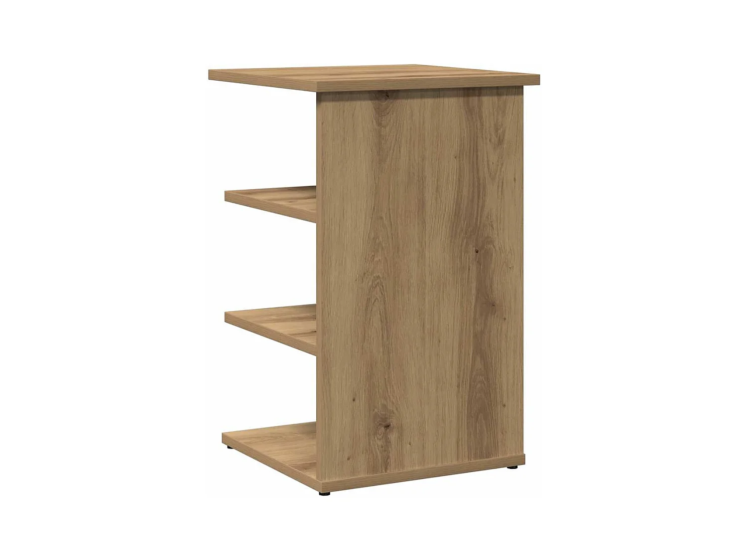 Buffet chêne artisanal 35x35x55 cm bois d'ingénierie